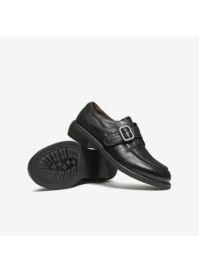Tata Spring Mall Fashion Casual Versatile Loafers Black Size 37 - Image 3