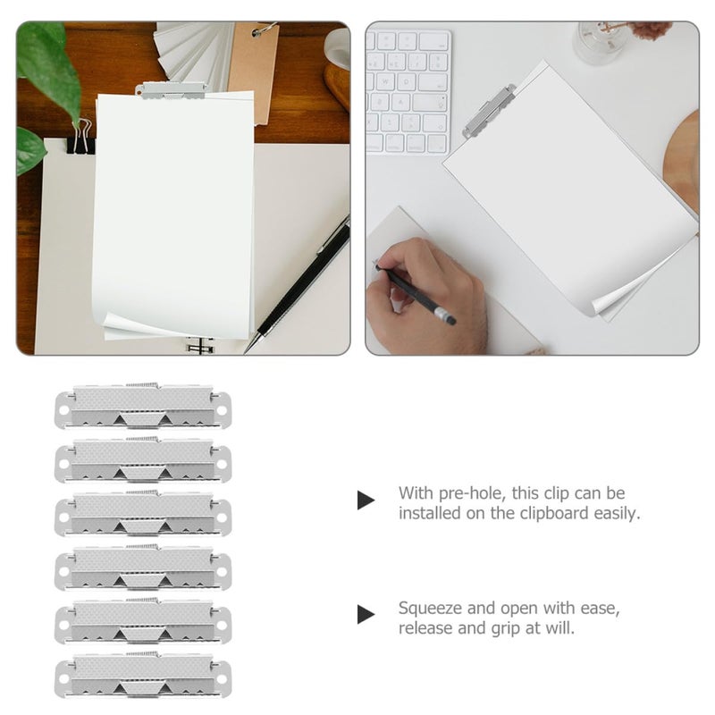 Sturdy 85mm Metal Binder Clips 6 Pack For Office School Document File Organization - Image 4