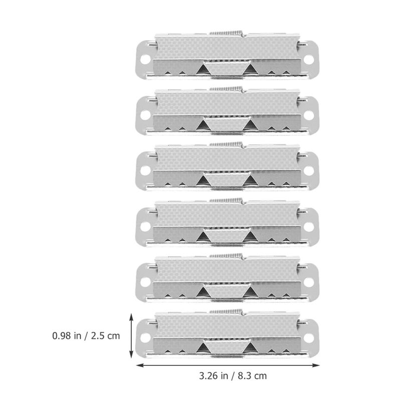 Sturdy 85mm Metal Binder Clips 6 Pack For Office School Document File Organization - Image 3