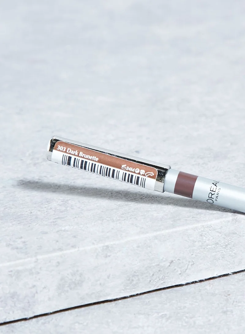 L'OREAL PARIS Color Riche Eyebrow Pencil 303 Deep Brown
