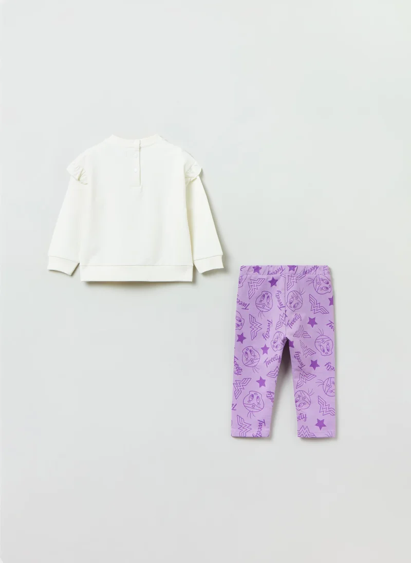 او في اس Jogging set with 100th Anniversary print