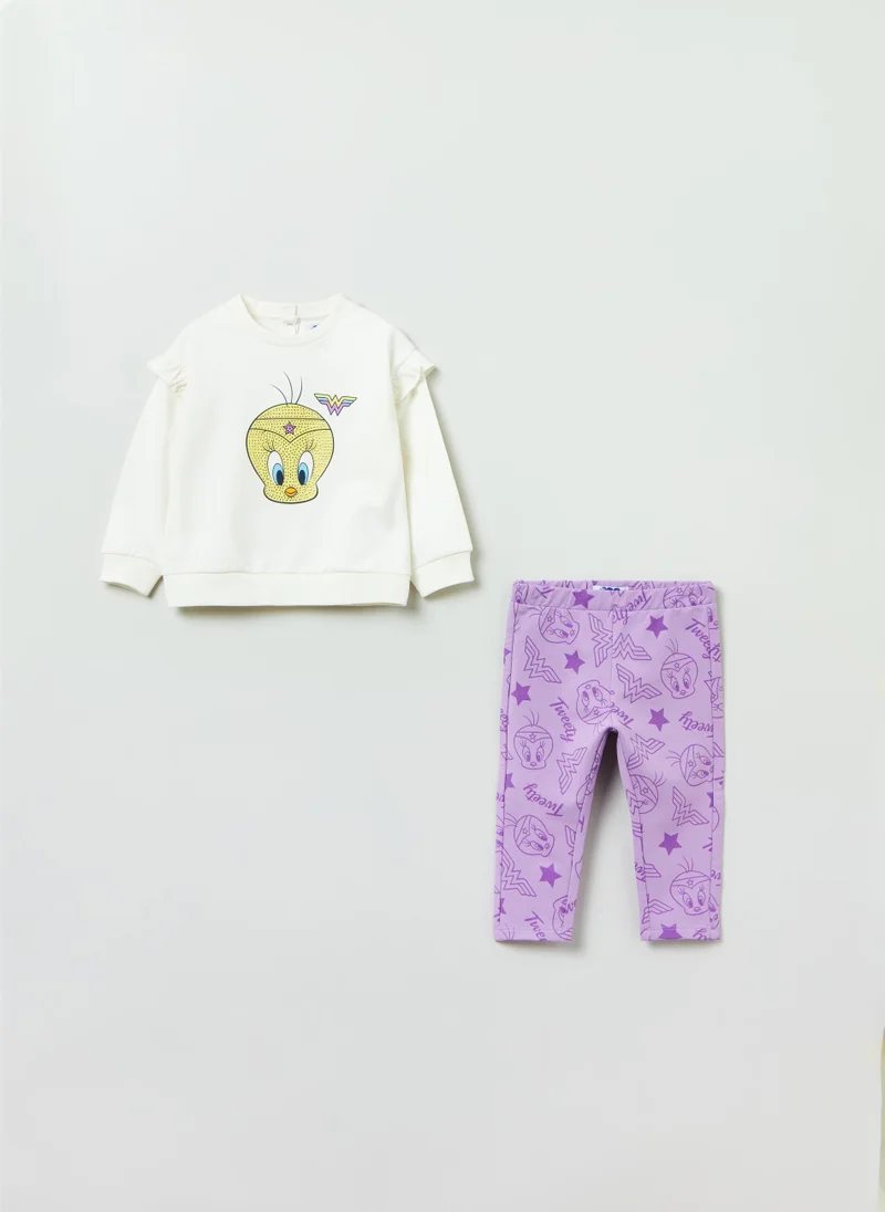 او في اس Jogging set with 100th Anniversary print