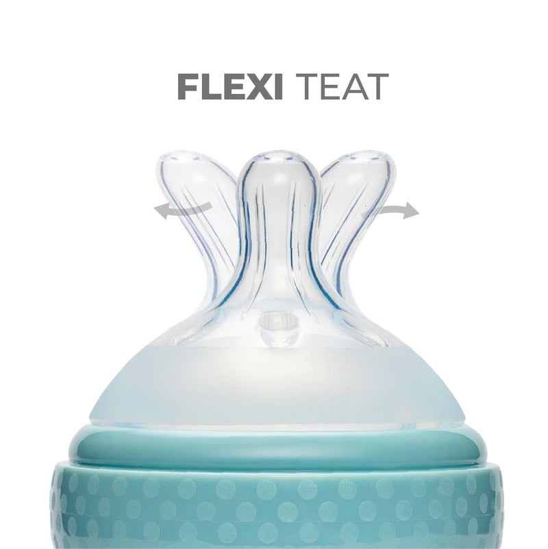 Nurtur Nurtur Cozi - Wide Neck Silicone 3 Flow Rate Teats - X Cut-Nude  - Image 4