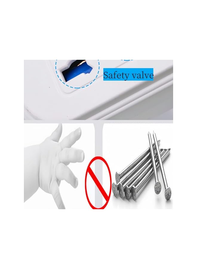 The Bros Universal Multi Plug Extension Socket Adapter with 3 USB, 3 Way Wall Charger Multi Plug Power Extension Adapter Electrical Power Extender Outlet Charging Station UK 3 Pin - Image 5