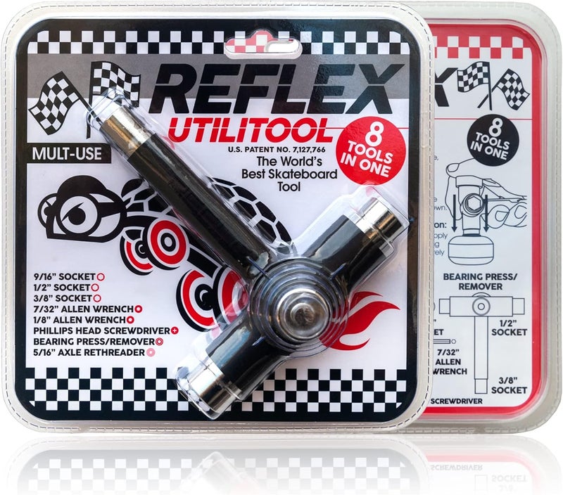 REFLEX Utili-Tool Skate Tool (Black/Black) - Image 3