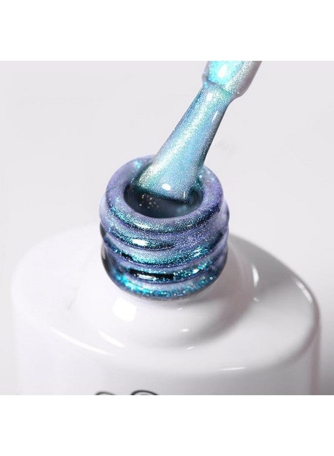 BORN PRETTY 10ml Magic Cat Magnetic UV Nail Gel Polish from BELLE GAGA Semi-Transparent Aurora Crystal Cat Eye Gel Nail Supplies for Professionals (56819-4) - Image 3