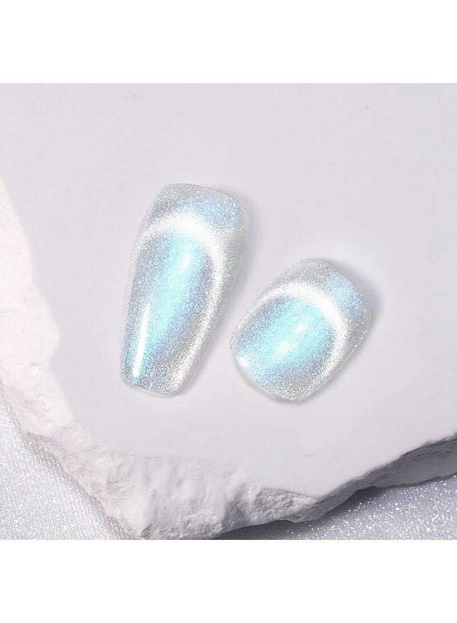 BORN PRETTY 10ml Magic Cat Magnetic UV Nail Gel Polish from BELLE GAGA Semi-Transparent Aurora Crystal Cat Eye Gel Nail Supplies for Professionals (56819-4) - Image 4