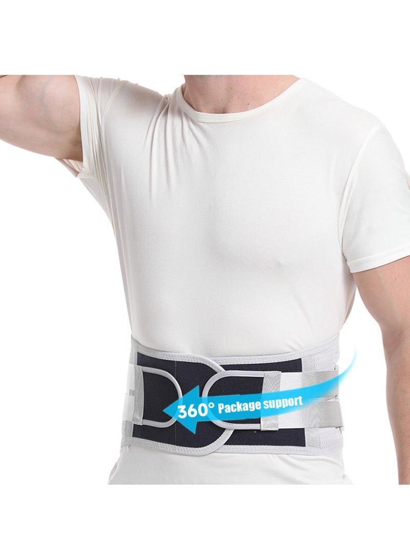 ليون هوم دعامة خصر لممارسة تمارين اللياقة البدنية للرجال والنساء للأشخاص في منتصف العمر وكبار السن، دعامة خصر للقرص القطني، دعامة خصر من الفولاذ، حزام خصر صيفي - Image 5