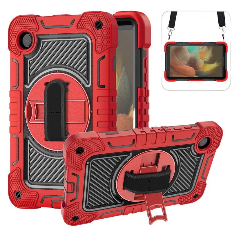 LL Purple Samsung Tab Case Compatible with Samsung Galaxy Tab A11 / Samsung Galaxy Tab A9 with Protective Cover Stand Function and Daily Tablet Carry - Image 3