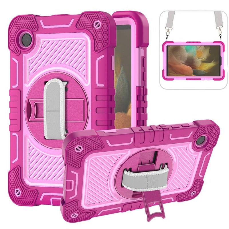 LL Purple Samsung Tab Case Compatible with Samsung Galaxy Tab A11 / Samsung Galaxy Tab A9 with Protective Cover Stand Function and Daily Tablet Carry - Image 5