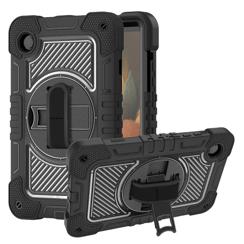 LL Purple Samsung Tab Case Compatible with Samsung Galaxy Tab A11 / Samsung Galaxy Tab A9 with Protective Cover Stand Function and Daily Tablet Carry - Image 2