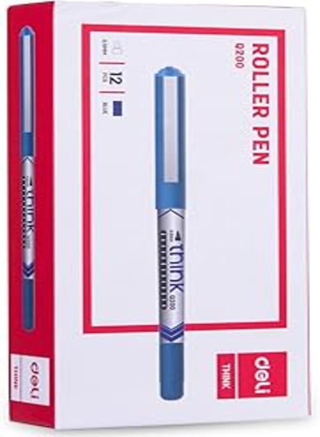 Deli EQ20030 Roller Pen Blue pack of 1