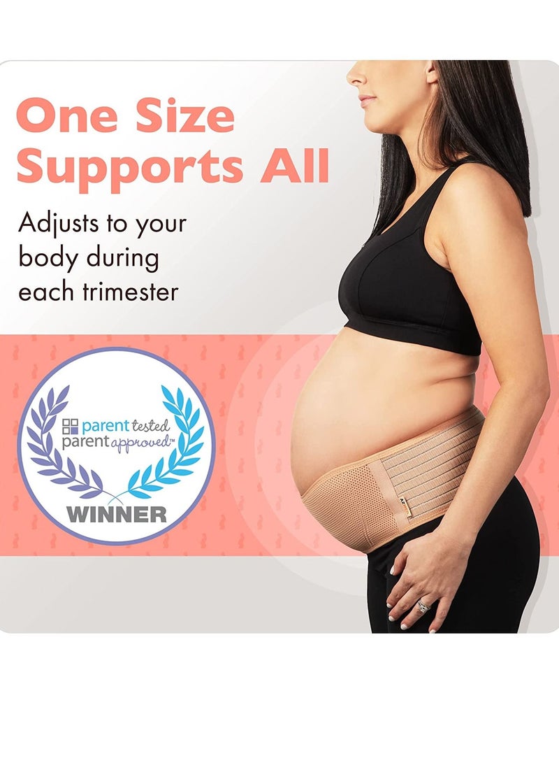Gonice Maternity Belt, Belly Band for Pregnant Women! To Support Abdomen/Waist/Back - For Different Stages Breathable & Adjustable - Image 5