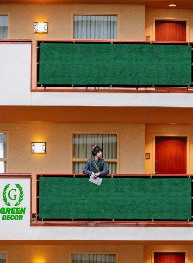 GREEN DECOR HDPE Fabric with PP Band Baby Kids Safety Net Protector for Balcony & Staircase Railing Guard,Balcony Stairway Net Baby Safety Products for Indoor&Outdoor(Green Black Color, 0.90X5 MTR) - Image 5