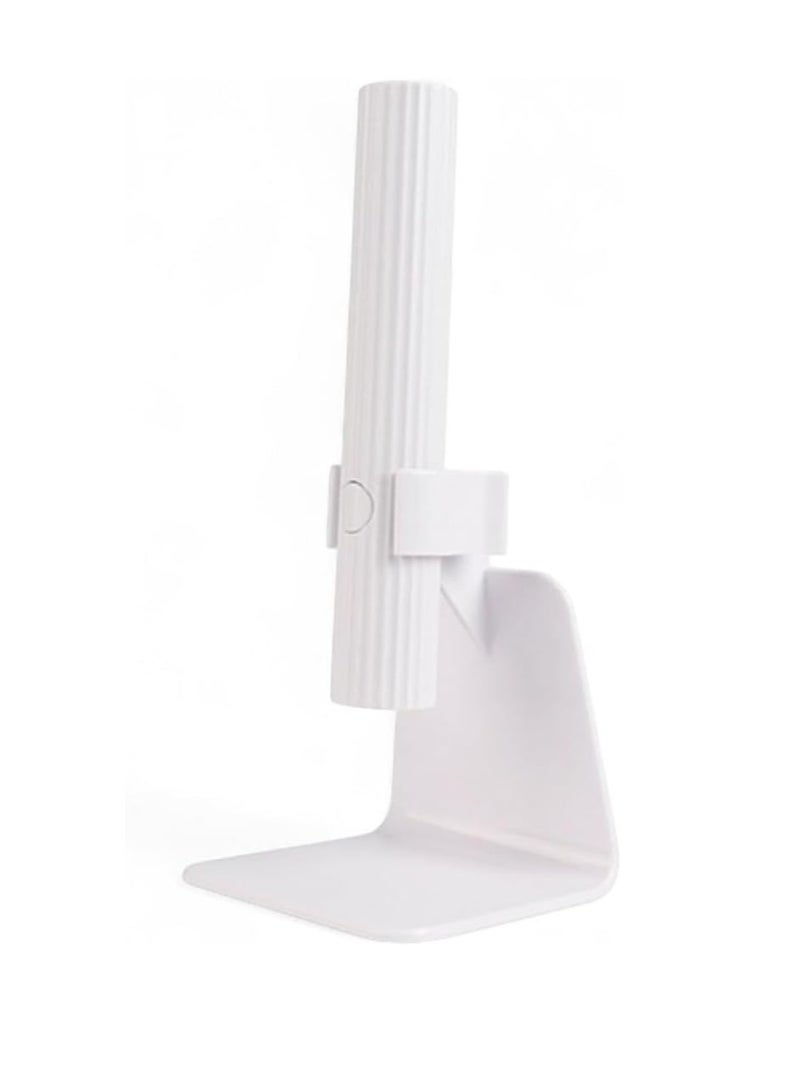 بلان A مصباح أظافر محمول صغير مع حامل | مصباح LED وتجفيف بالأشعة فوق البنفسجية | جهاز تجفيف طلاء الجل قابل لإعادة الشحن عبر USB | علاج سريع للأظافر الهلامية (وردى) - Image 1