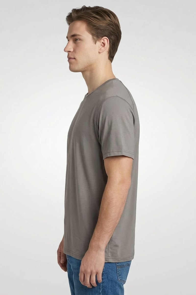 MOTION Men 2 Pieces Sportswear Fit Short Sleeve Outdoor T-Shirt, Multicolor - Image 3