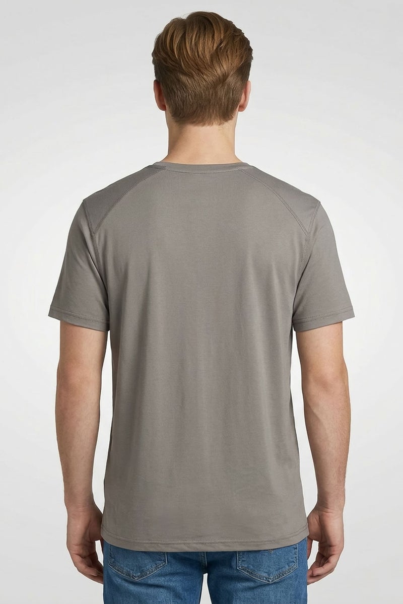 MOTION Men 2 Pieces Sportswear Fit Short Sleeve Outdoor T-Shirt, Multicolor - Image 4
