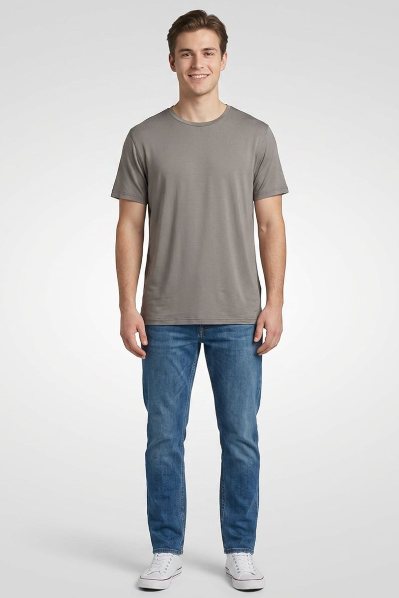 MOTION Men 2 Pieces Sportswear Fit Short Sleeve Outdoor T-Shirt, Multicolor - Image 2