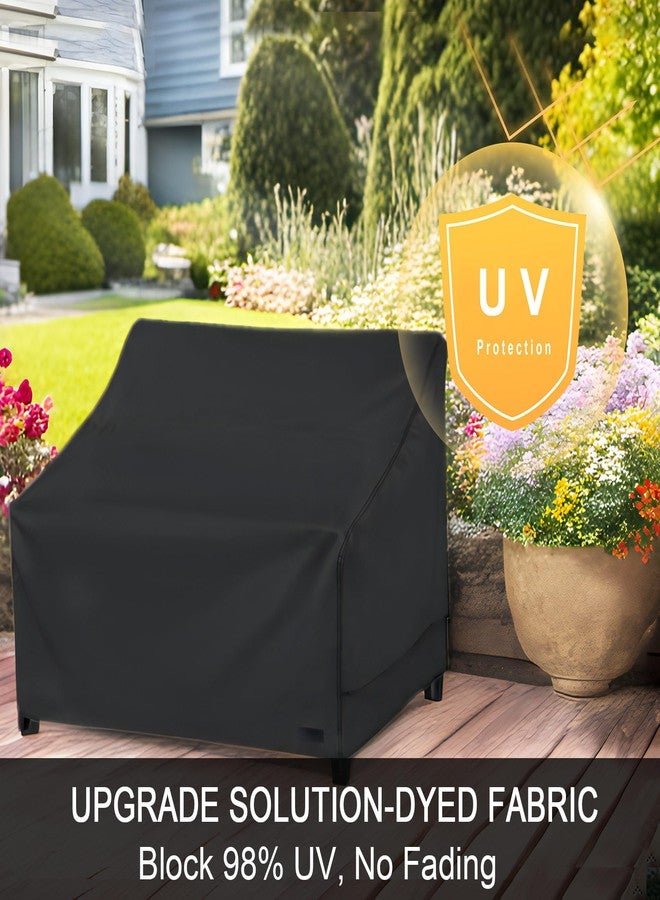 NettyPro Patio Sofa Cover Waterproof 3-Seater Outdoor Couch Cover, Patio Furniture Bench Sofa Covers with Air Vent and Handle, 79" W x 38" D x 35" H, Beige - Image 5