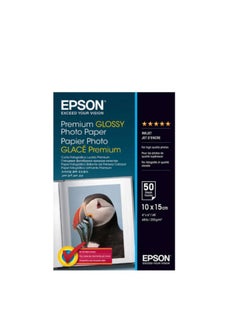 EPSON Premium Glossy Photo Paper, 255gsm Weight Sturdy, 10x15 cm Size, 50 Sheets, For High Quality Photos, Compatible For All Inkjet Printers  - Image 2