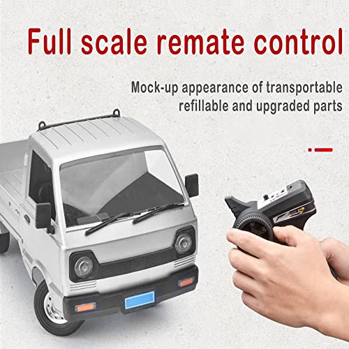 YIKESHU RC Car 110 Remote Control Car with LED Headlights 24Ghz RC Rock Crawler Trucks Rear Drive Off Road Pickup Truck for Adults Birthday Gifts All Terrain Crawler Suitable for Indoor Outdoor - Image 5