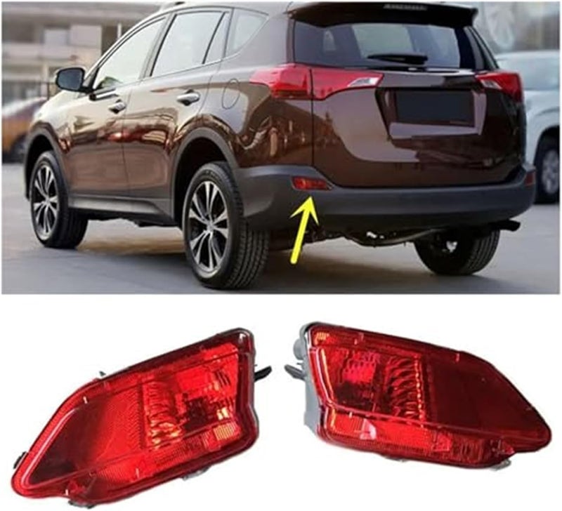 Wivplex ضوء مصباح الصدام الخلفي الجانبي الأيسر Wivplex لسيارة تويوتا RAV4 2013-2015 - Image 2