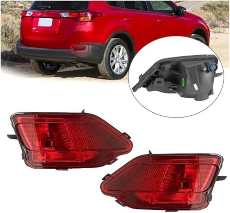 Wivplex ضوء مصباح الصدام الخلفي الجانبي الأيسر Wivplex لسيارة تويوتا RAV4 2013-2015 - Image 5