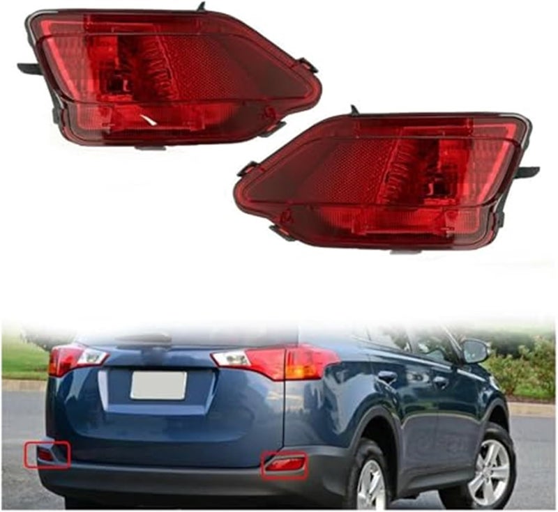 Wivplex ضوء مصباح الصدام الخلفي الجانبي الأيسر Wivplex لسيارة تويوتا RAV4 2013-2015 - Image 4