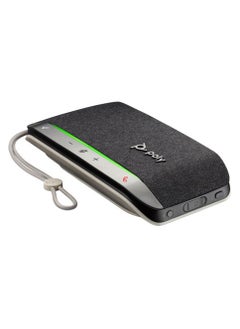 Poly HP Poly Sync 20 USB-A Portable Speakerphone – USB-A & Bluetooth Connectivity, Microsoft Teams Certified, IP64 Dust & Water Resistant, 3-Microphone Array, Full Duplex Audio, 20-Hour Battery Life, Smartphone Charger, Touch Controls, Carry Case Included – Ideal for Home Office & On-the-Go Meetings | 772D2AA  - Image 1