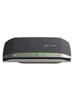 Poly HP Poly Sync 20 USB-A Portable Speakerphone – USB-A & Bluetooth Connectivity, Microsoft Teams Certified, IP64 Dust & Water Resistant, 3-Microphone Array, Full Duplex Audio, 20-Hour Battery Life, Smartphone Charger, Touch Controls, Carry Case Included – Ideal for Home Office & On-the-Go Meetings | 772D2AA  - Image 3