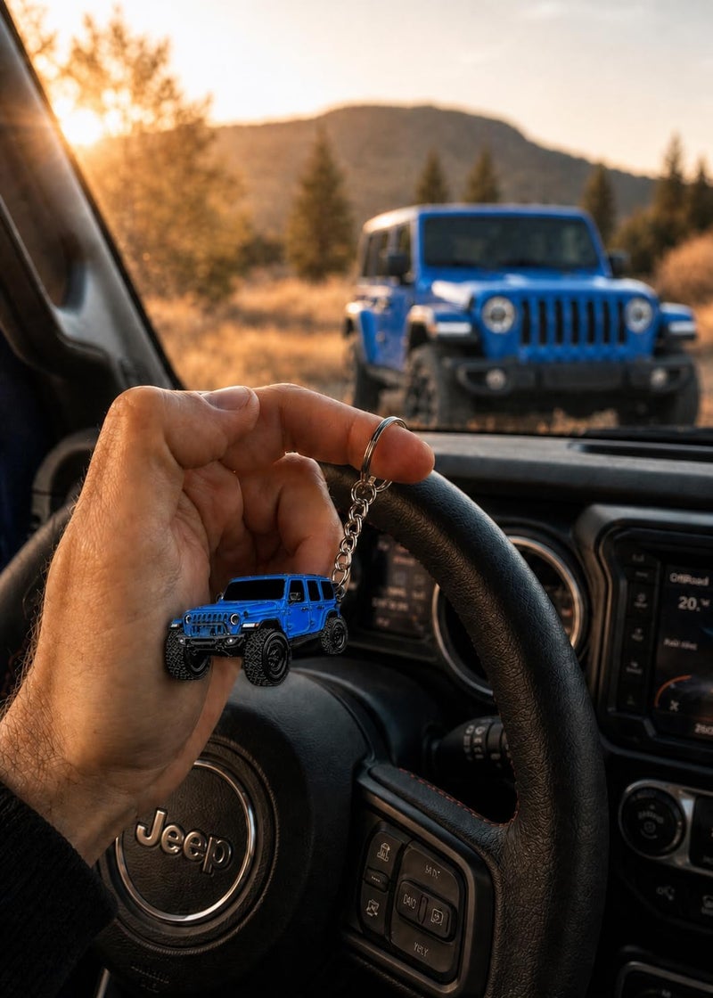 Jeep Wrangler Keychain - Officially Licensed Jeep Rubicon Accessories JL Key Chain JKU 2026 2025 - Image 5