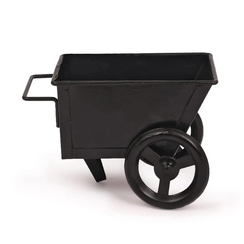 BOGEN LITE BOGEN LITE Iron Shopping Cart Shape Platter Trolley for Kitchen Dinning Table Serving Platter Specially Designed to Serve Biscuits Popcorns Snacks Pakoras Finger Chips etc Black Color - Image 5