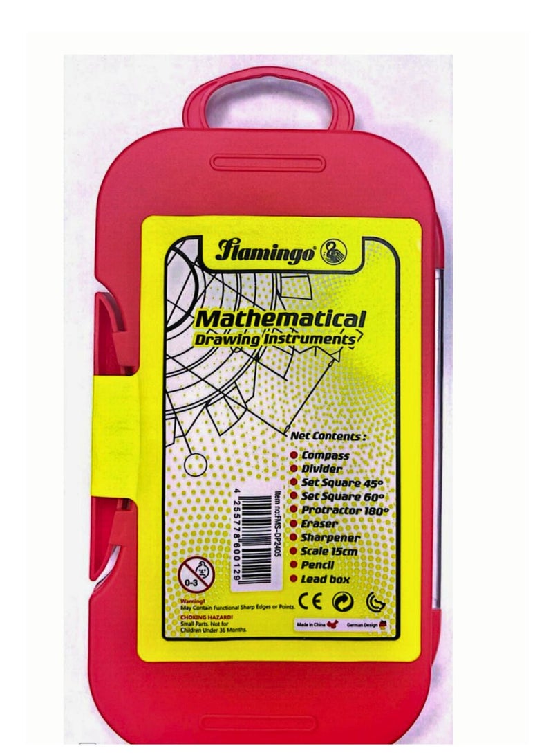 Flamingo Mathematical Drawing Instrument Set (color may vary) - Image 2