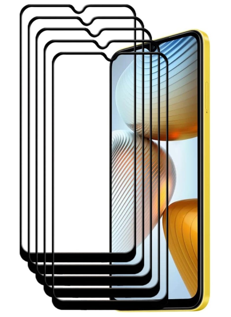 ACLIX 5 Pieces Antistatic ESD Dustproof Premium Quality High Definition Tempered Glass Screen Protector Designed For Xiaomi Poco M4 5G - Image 1