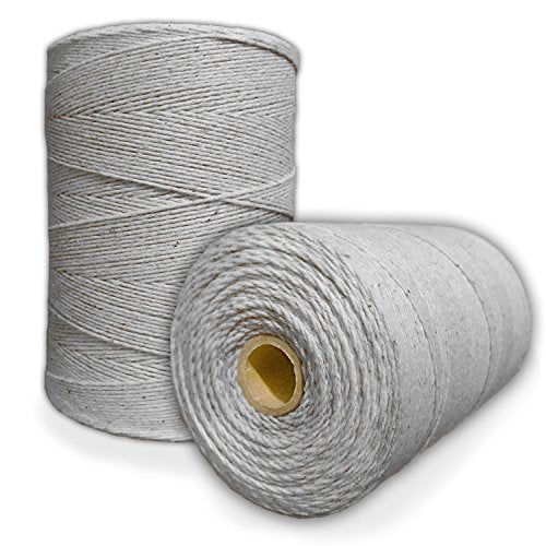 Paper Farm Durable Loom Warp Thread (Gray), 8/4 Warp Yarn (800 Yards), Perfect for Weaving: Carpet, Tapestry, Rug, Blanket or Pattern - Warping Thread for Any Loom - Image 1