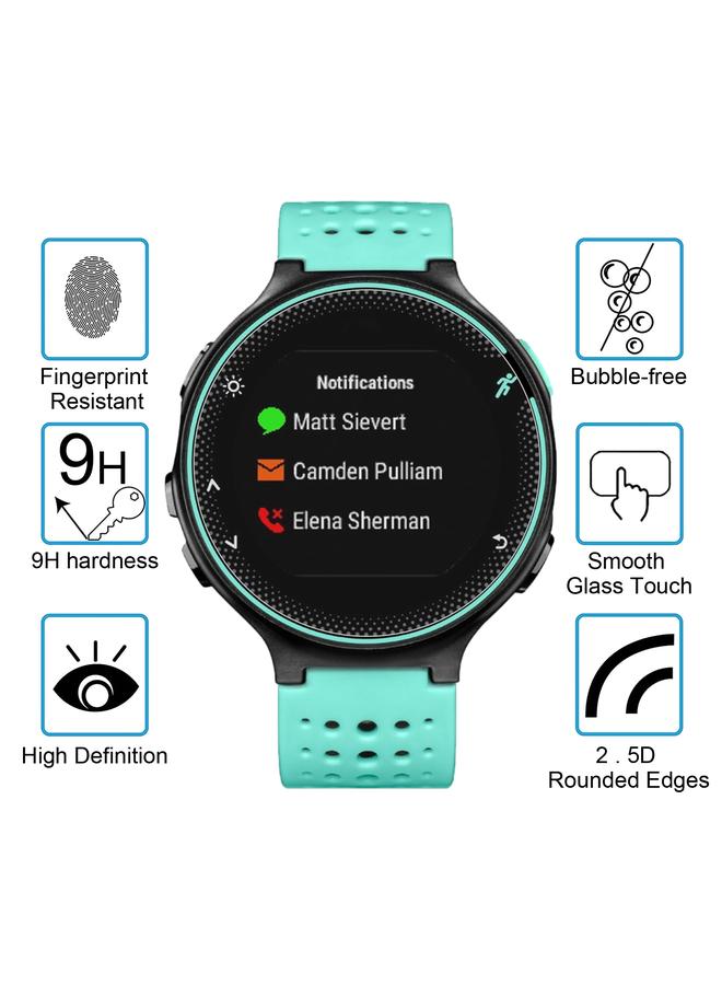 erorex 2 Pcs For Garmin Forerunner 235 Smart Watch 0.2Mm 9H Surface Hardness 2.15D Explosion-Proof Tempered Glass Screen Film - Image 3