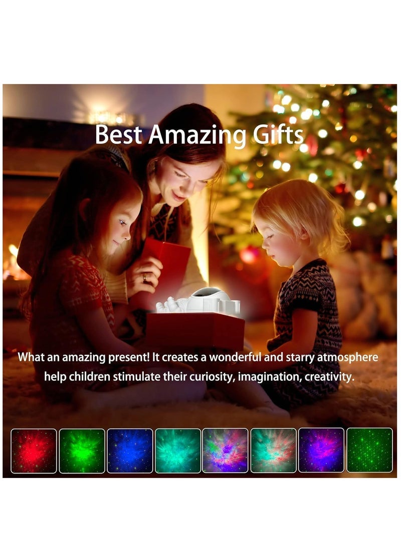 Space Buddy Projector, Astronaut Light Projector, Star Galaxy Night Lights, Nebula Galaxy with Timer and Remote, Kids Gaming Room Bedroom Decor, Christmas, Great Gift for Kids - Image 3