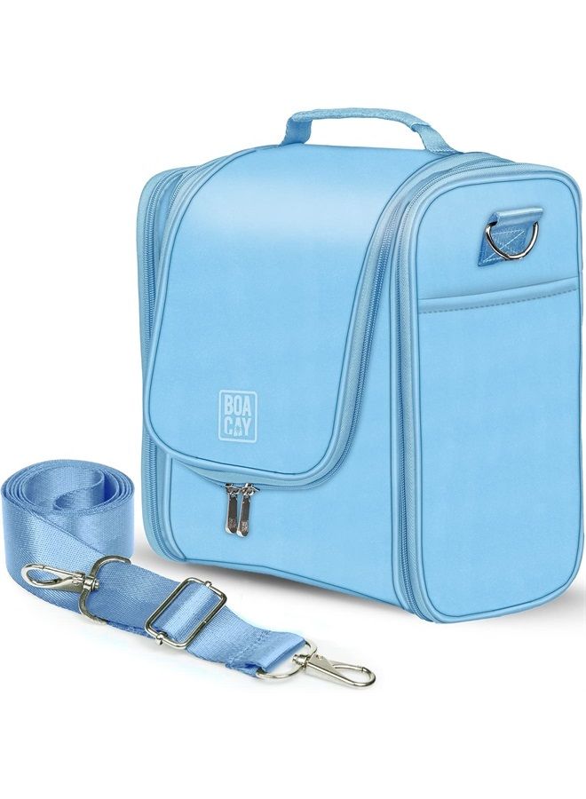 BOACAY Extra Large Hanging Travel Toiletry Bag for Women and Men, Makeup Bag, Bathroom & Shower Organizer Kit for Accessories, Cosmetics, Essentials - Image 1