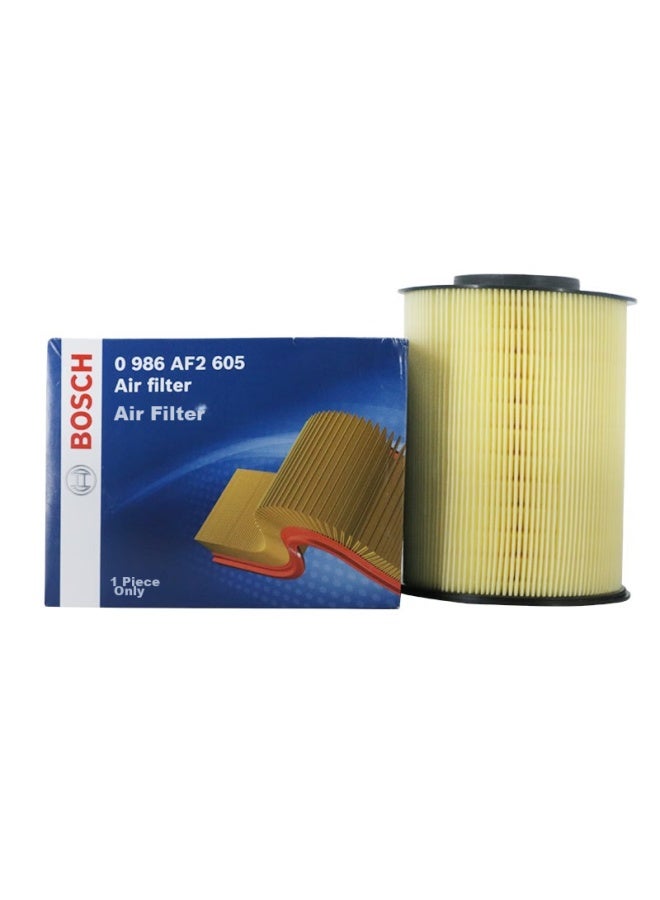 Bosch Air Filter Element 2605 For Ford Focus, Escort, Kuga, Volvo C30, S40, V40, Lincoln Mkc - Image 1