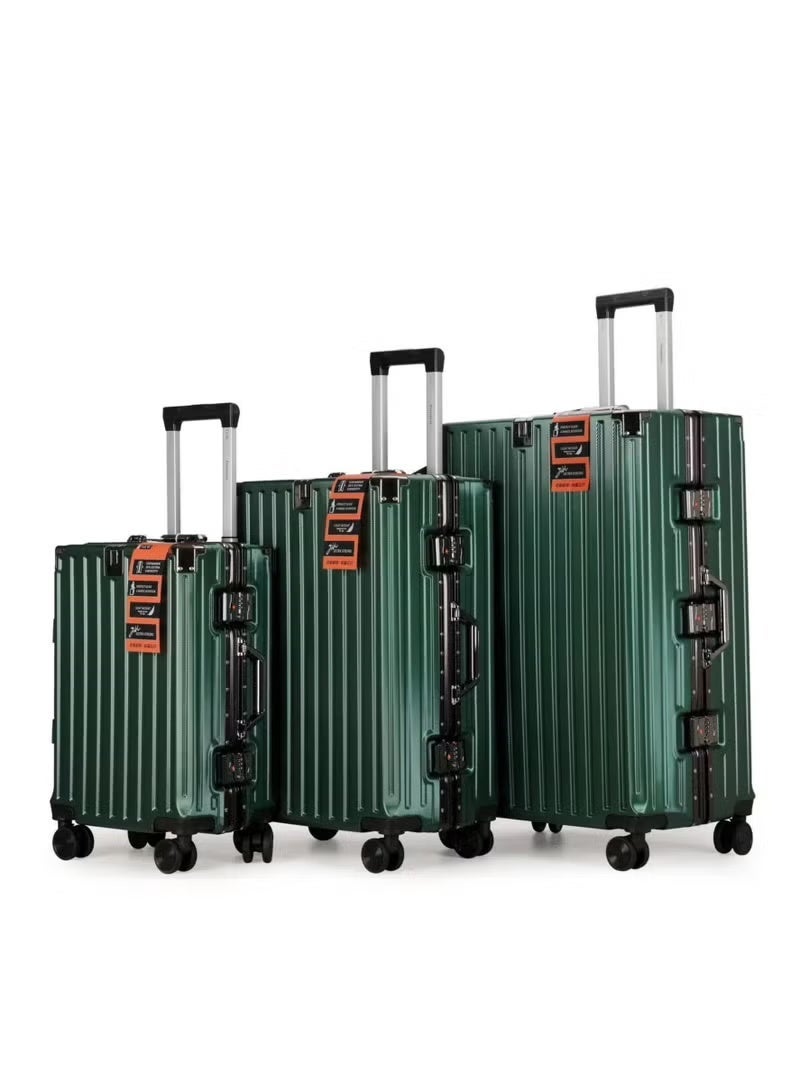 Prosperity (20/24/28 Inch) Premium PC Hardshell Luggage - 360° Silent Spinner Wheels, Multi-Sizes & Colors, with USB Charging & Front Hook - Image 1