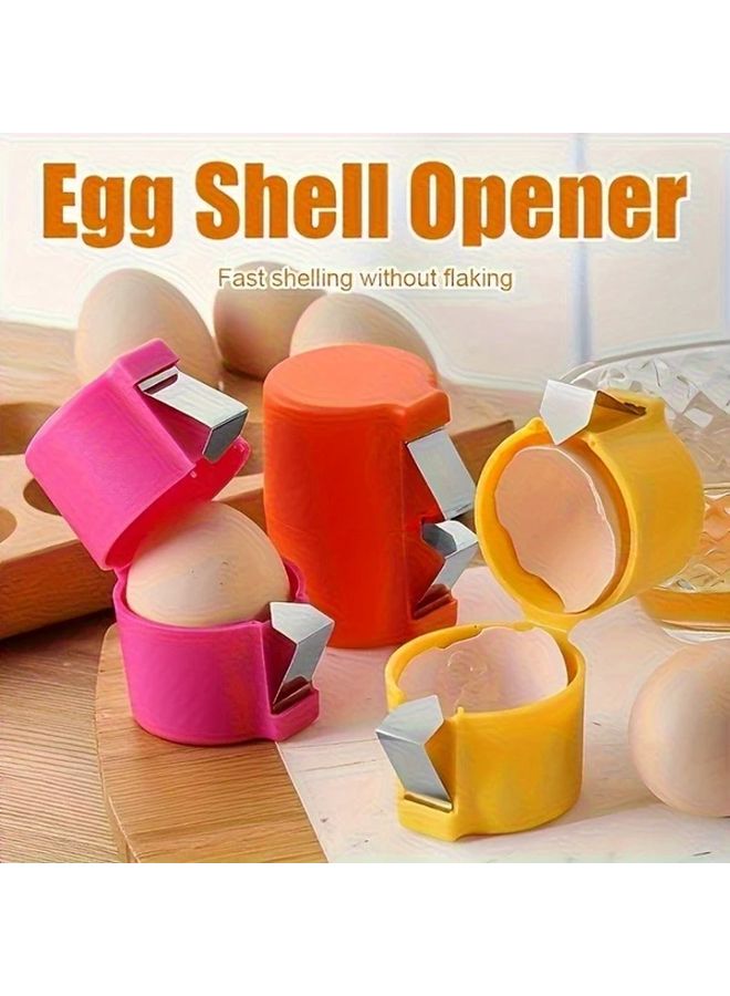 Pink Egg Shell Separator And Peeler With Ergonomic Handle And Non Slip Base - Image 1