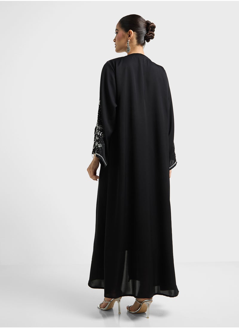 Khizana Embellished Abaya With Sheila  - Image 2
