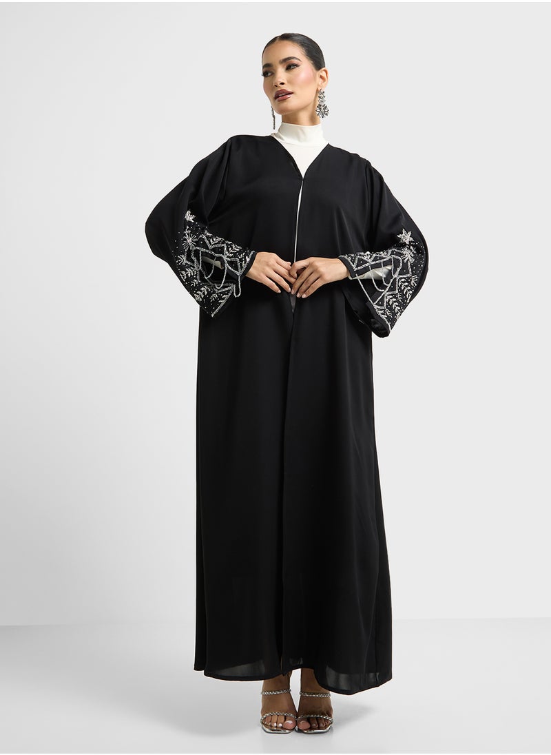 Khizana Embellished Abaya With Sheila  - Image 3