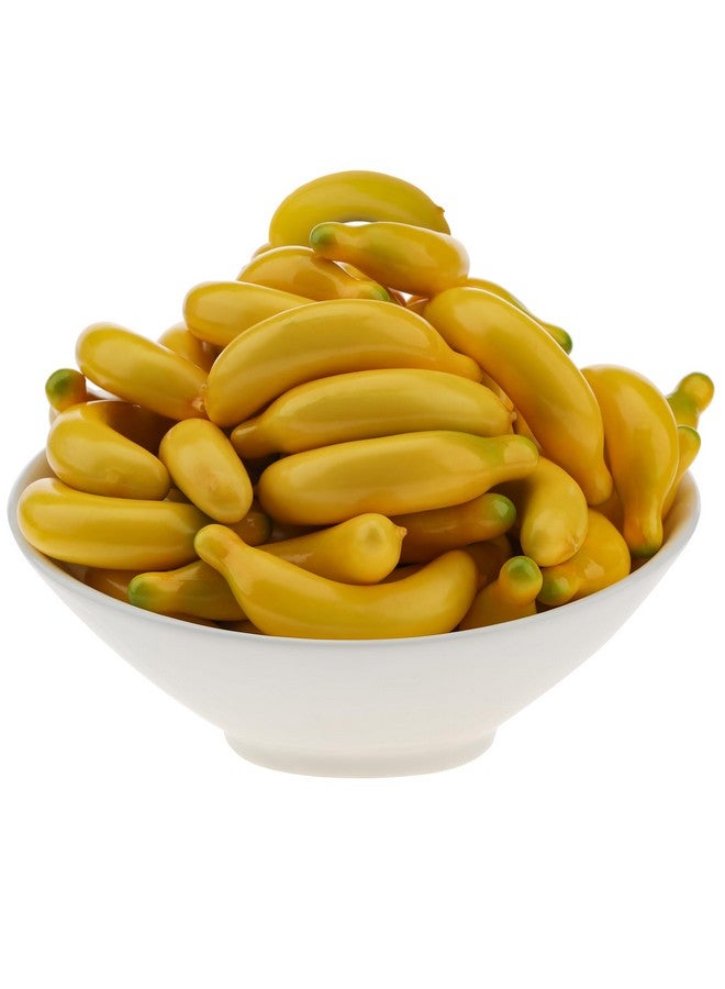 جريسورث 25 قطعة من الموز الاصطناعي الواقعي من Gresorth، محاكاة فواكه واقعية مزيفة، نموذج طاولة خزانة منزلية يمكنك صنعه بنفسك - Image 1