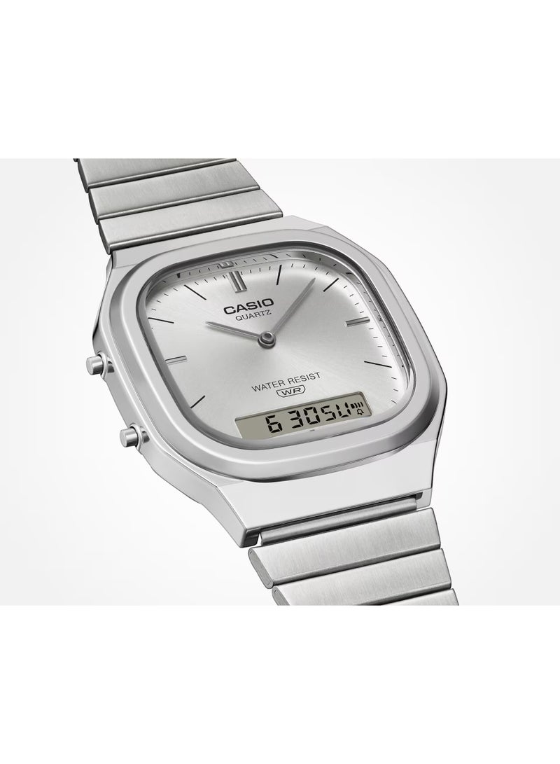 CASIO ساعة كاسيو فينتاج أنالوج رقمية للجنسين AQ-240E-7A - Image 2