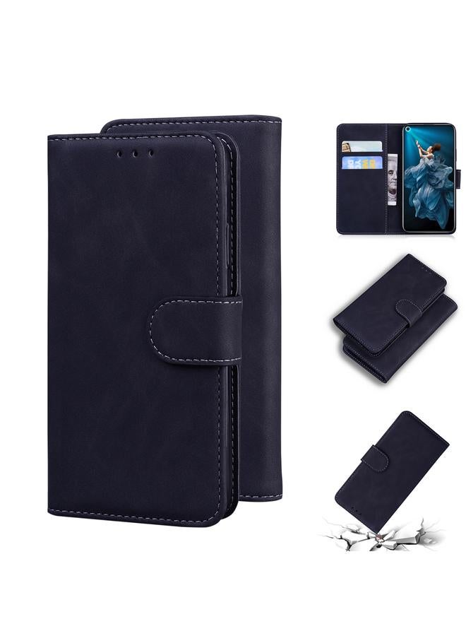 The Bros Phone Case For Huawei nova 5T / Honor 20 Skin Feel Pure Color Flip Leather Phone Phone Case - Image 1