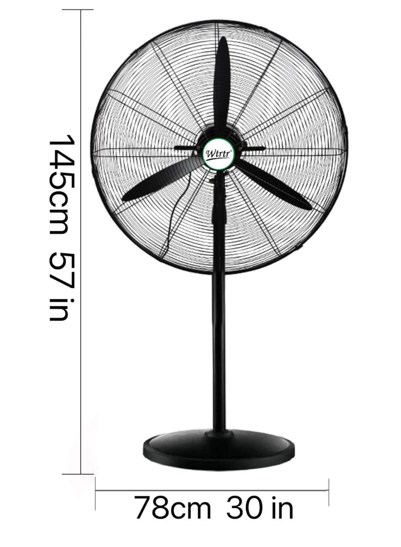 Wtrtr 30 Inch Industrial High Power Fan,260W,Oscillating Exhaust Fan,Mechanical Floor Fans (30 Inch) - Image 4