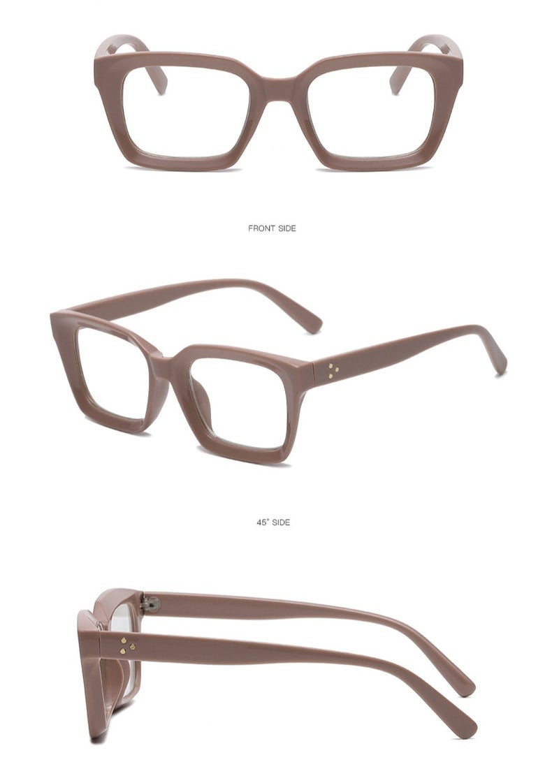 بوما للبصريات +1.5 نظاراه قراءة نسائي، نظارات قراءه طبيه مكبرة لتصحيح ضعف النظر  مع تقدم العمر ،لون الإطار جريء عدسات مضادة للتعب والضوء الأزرق، تصميم خفيف الوزن ،حمايه شاشة كمبيوتر  وحجب الضوء الأزرق ورؤية واضحة للقراءة - Image 4