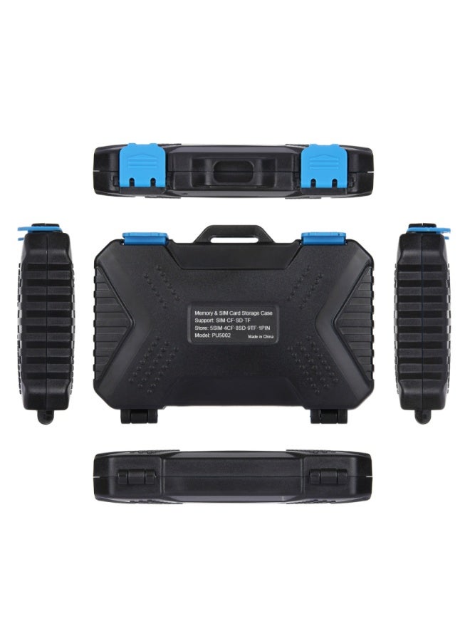 بولوز PULUZ 27 in 1 Memory Card Case for 4CF + 8SD + 9TF + 1Card PIN + 1Standard SIM + 2Micro-SIM + 2Nano-SIM - Image 4