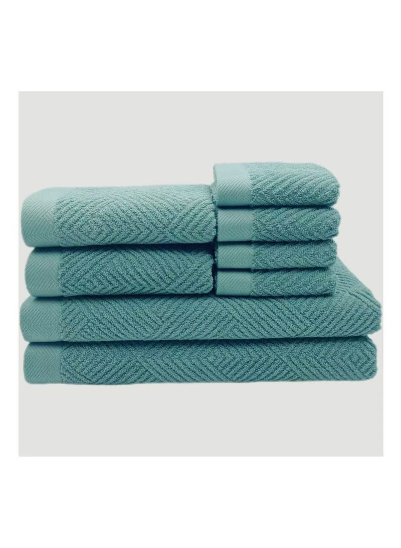 Quick drying and high water absorption luxury bath towels set 100% cotton soft and durable size 70 * 140cm sports hotel spa bathroom sensitive skin daily household use - Image 1